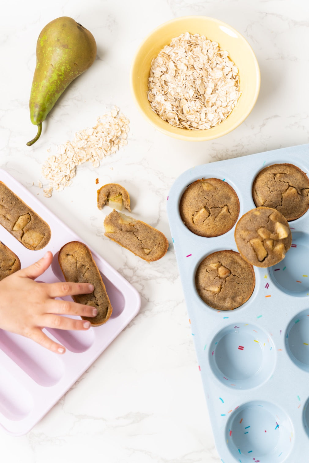 Päronmuffins med kardemumma