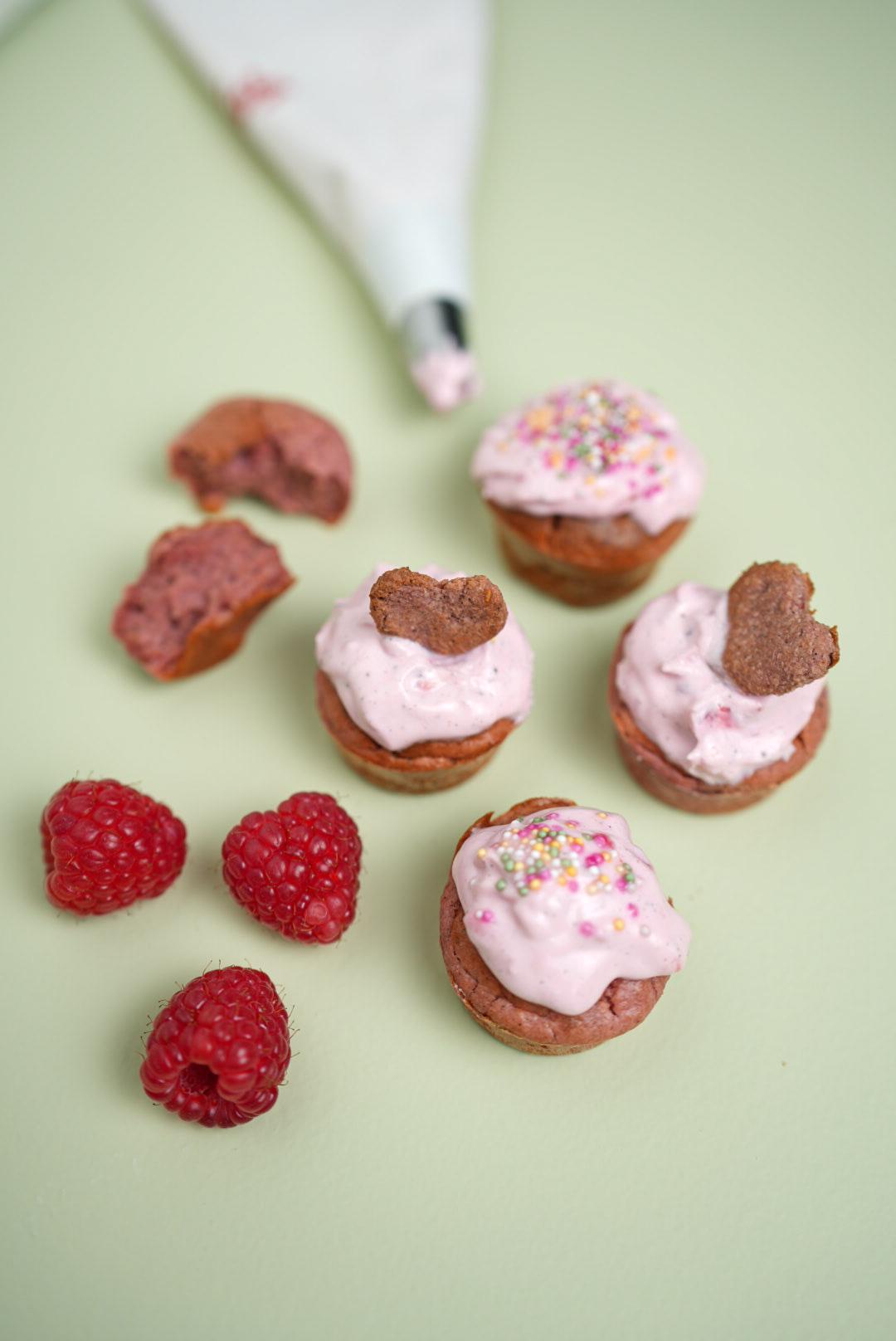 Barnvänliga Alla Hjärtans Dag Cupcakes 