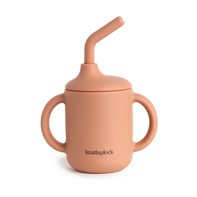 Terracotta mugg med sugror silikon 